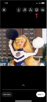 Facebook screenshot - Steps - click on the video
you want to select. Select the dot-menu and “edit video.” Click “Captions.”