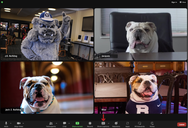 Zoom Screenshot - Step 1: At the bottom of the screen, a button At the bottom of the screen, a button.